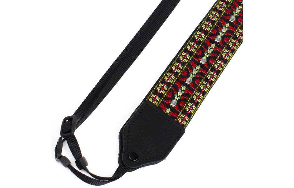 Perri's Red /Yellow Hootenanny Nylon Camera Strap
