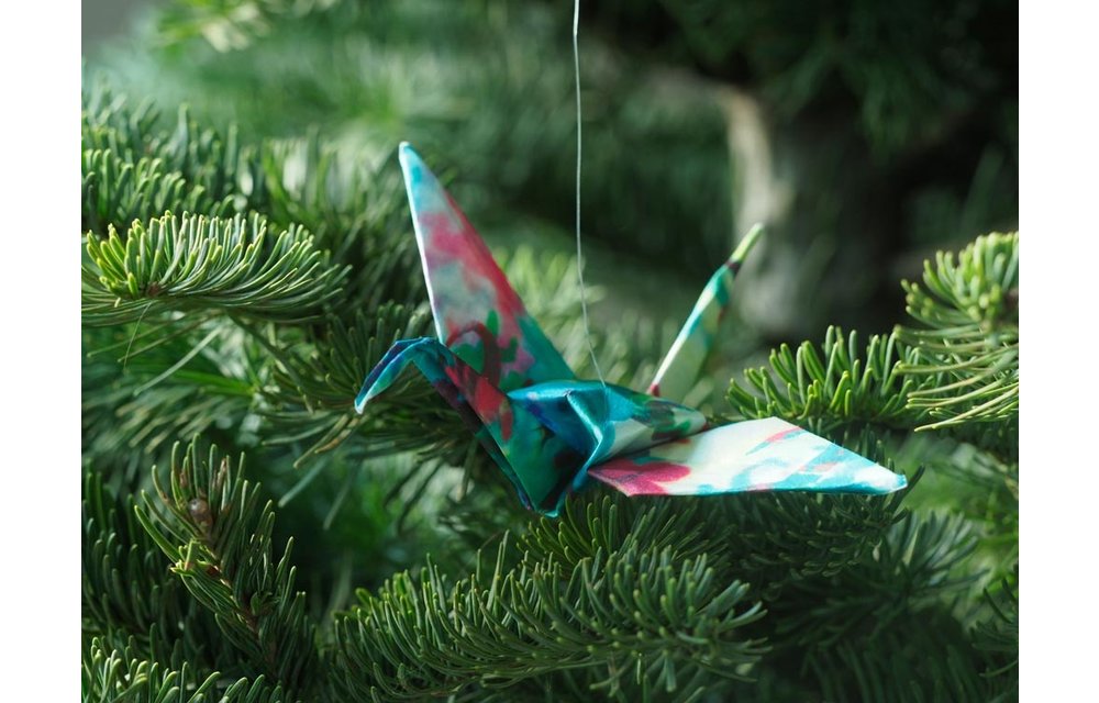 Origami Photo Ornament: Crane