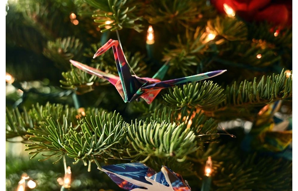 Origami Photo Ornament: Crane