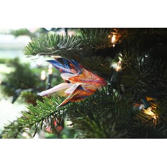 Looking Glass Origami Photo Ornament: Iris