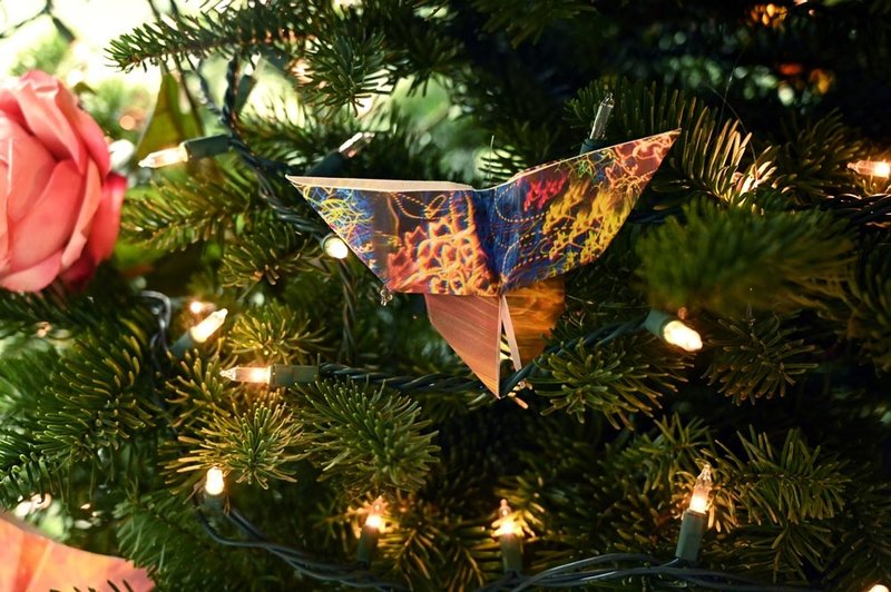 Looking Glass Origami Photo Ornament: Butterfly