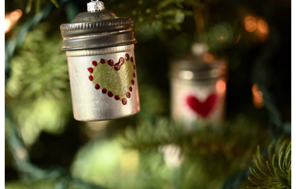 Hand Painted Vintage Film Ornament (single ornament from an artist edition of 50)