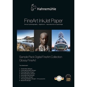 Hahnemuhle Hahnemühle Glossy FineArt Sample Pack - 13”x19” (A3+)