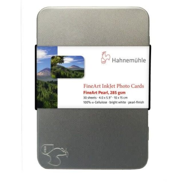 Hahnemühle Photo Tin, Fine Art Pearl - 4x6  -  30 sheets