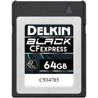 Delkin Delkin BLACK CFExpress 64GB Type-B Memory Card - 1680MB/s