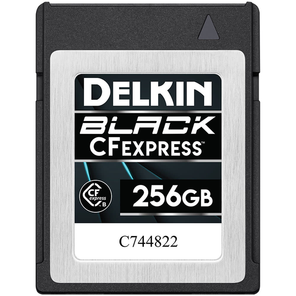 Delkin BLACK CFExpress 256GB Type-B Memory Card - 1400MB/s - Looking Glass  Photo & Camera