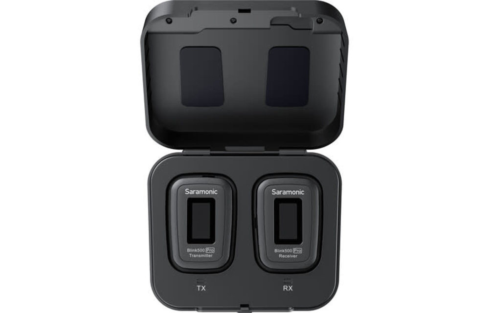 Saramonic Blink 500 Pro B1 TX+RX 2.4GHz Micro-Wireless Lavalier System w/ Camera-Mountable Dual-Receiver