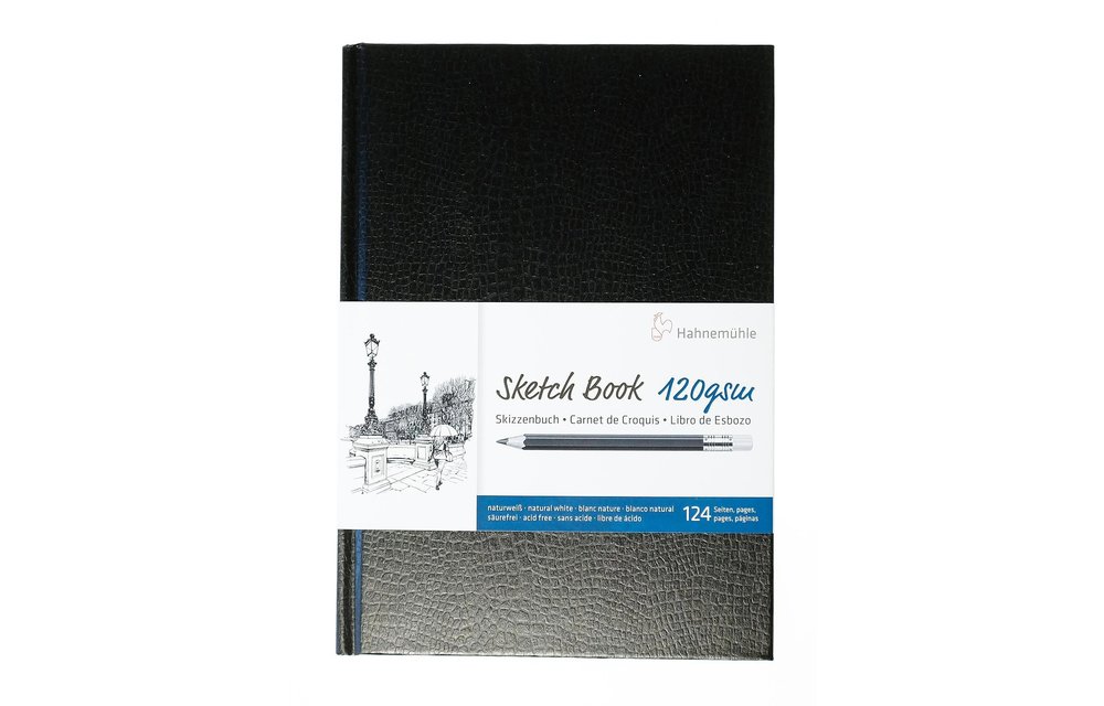 Hahnemühle Sketchbook 120gsm Natural White (A5) 5.83x8.27in