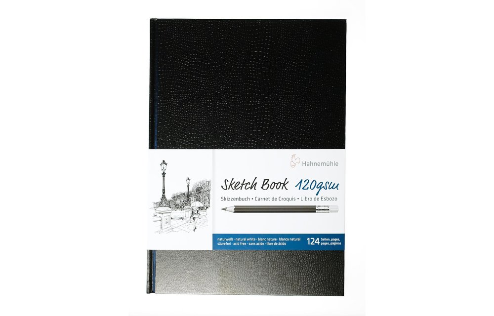 Hahnemühle Sketchbook 120gsm Natural White (A4) 8.27x11.69in