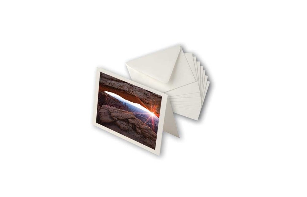 Moab Entradalopes Natural 25 5x7 scored cards w/A7 envelopes