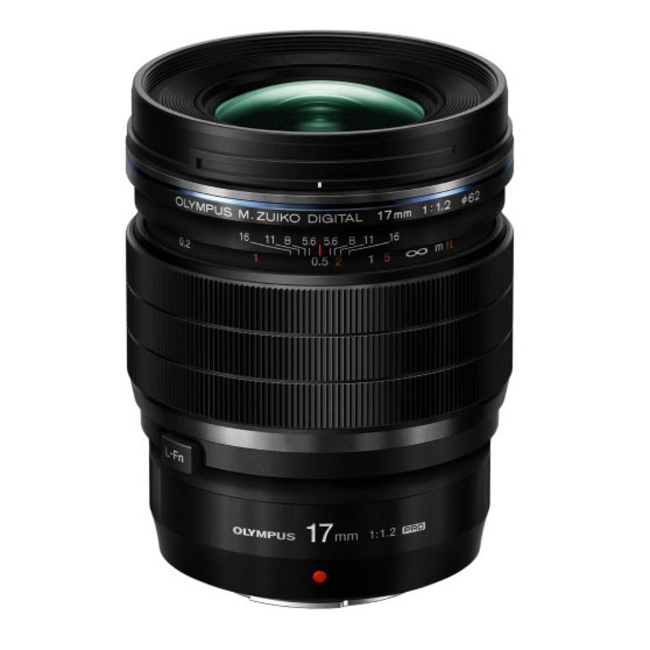 Olympus M.Zuiko ED 17mm f1.2 PRO Lens Black