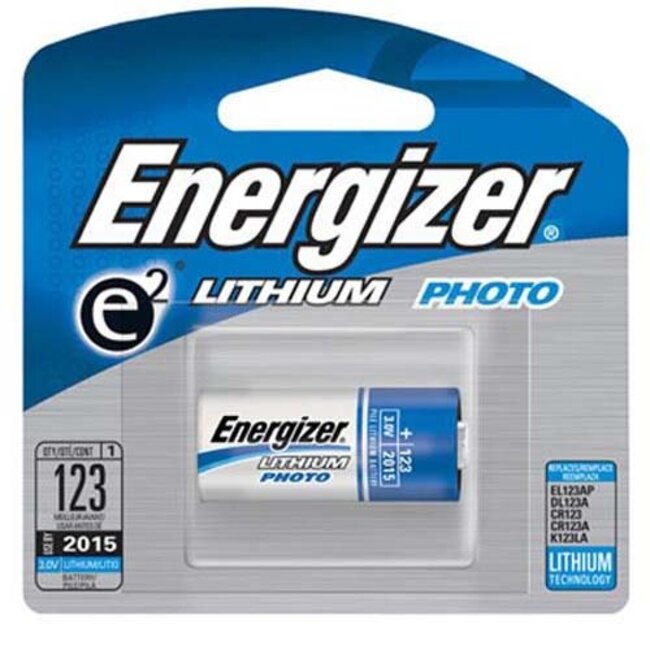 Energizer Photo CR123A 3V Lithium Battery - Single