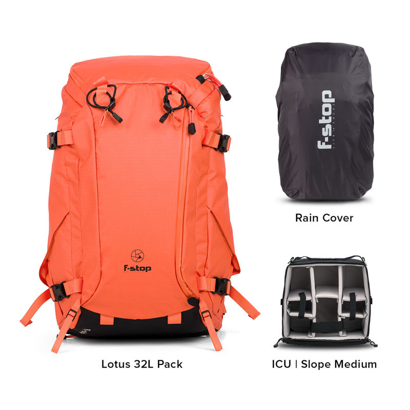 F-STOP f-stop Mountain Series Lotus 32L Backpack Bundle - Nasturtium (Orange)
