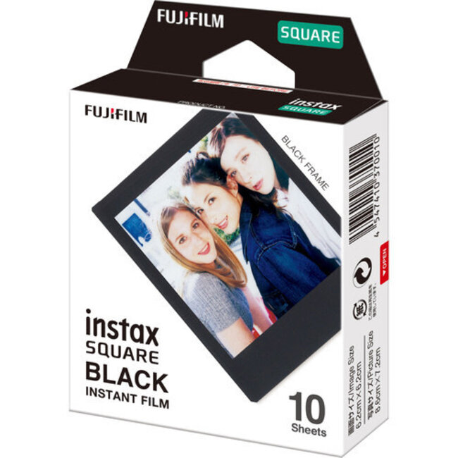 Fuji Instax Square Black Frame Film - 1 Pack