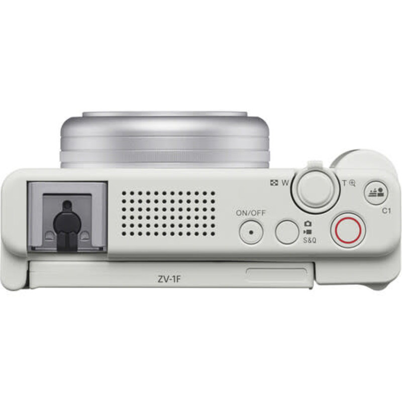 Sony Sony ZV-1F Vlog Camera - White