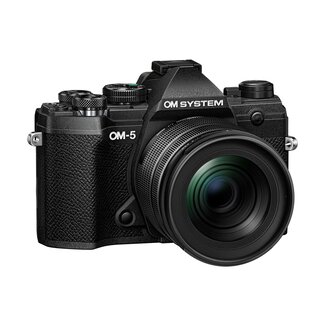 OM SYSTEM | Olympus OM SYSTEM OM-5 Camera with 12-45 F4.0 PRO Lens Kit - Black