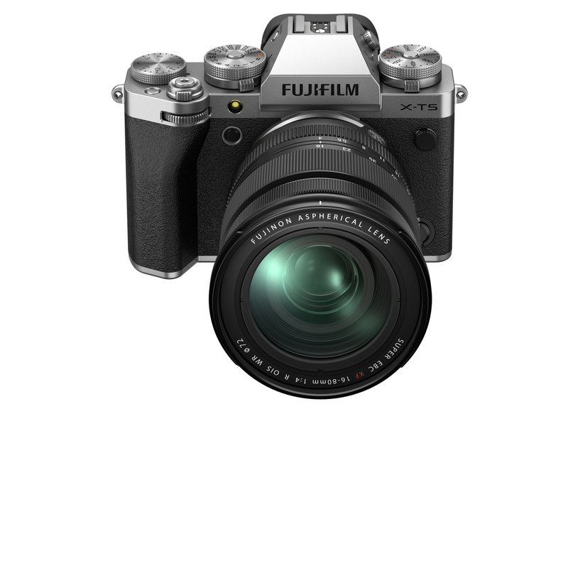 Fujifilm Fujifilm X-T5 Mirrorless Digital Camera with 16-80mm Lens Kit - Silver