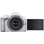 Canon EOS R50 APS-C Mirrorless R-Series Camera with RF-S 18-45mm Lens Kit - WHITE