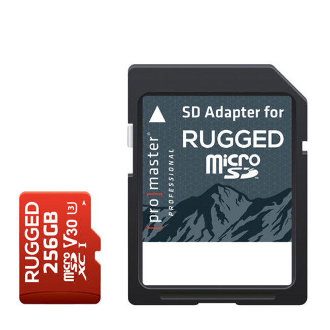 Promaster Memory Card Professional Rugged Micro SDXC - 256GB