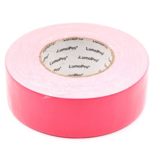 Lumopro Fluorescent Pink 2" X 55 Yard Gaffer Tape