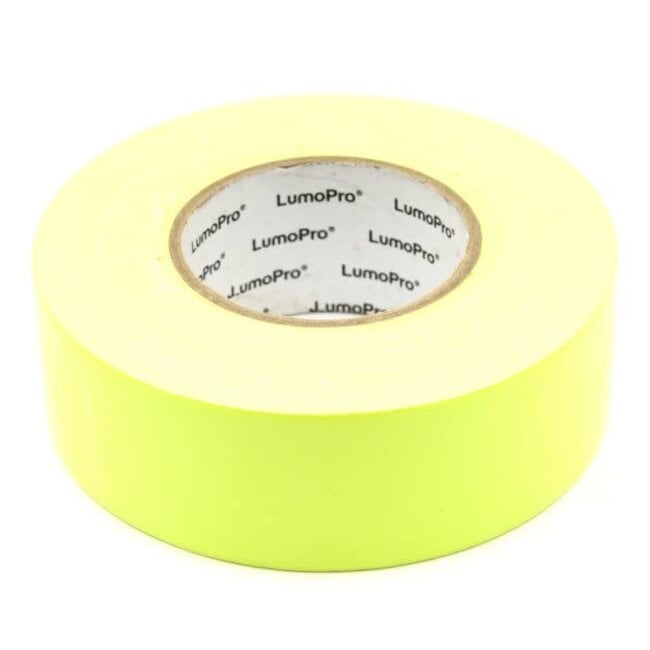 Lumopro Fluorescent Yellow 2" X 55 Yard Gaffer Tape