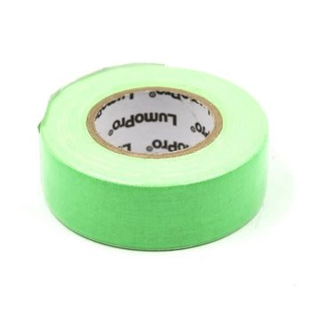 LumoPro Lumopro Fluorescent Green 1" X 33' Pocket Gaffer Tape