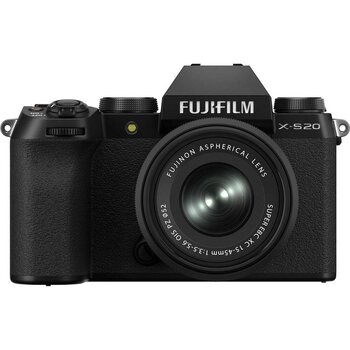Fujifilm FUJI X-S20 w/ XC 15-45 OIS PZ Lens Kit - Black