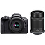 Canon EOS R100 APS-C Mirrorless R-Series Camera with RF-S 18-45mm & 55-210 2-Lens Kit