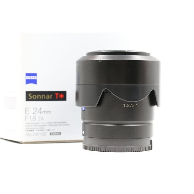 Preowned Sony Zeiss E-Mount Sonnar T* 24mm F1.8 ZA Lens - Very Good