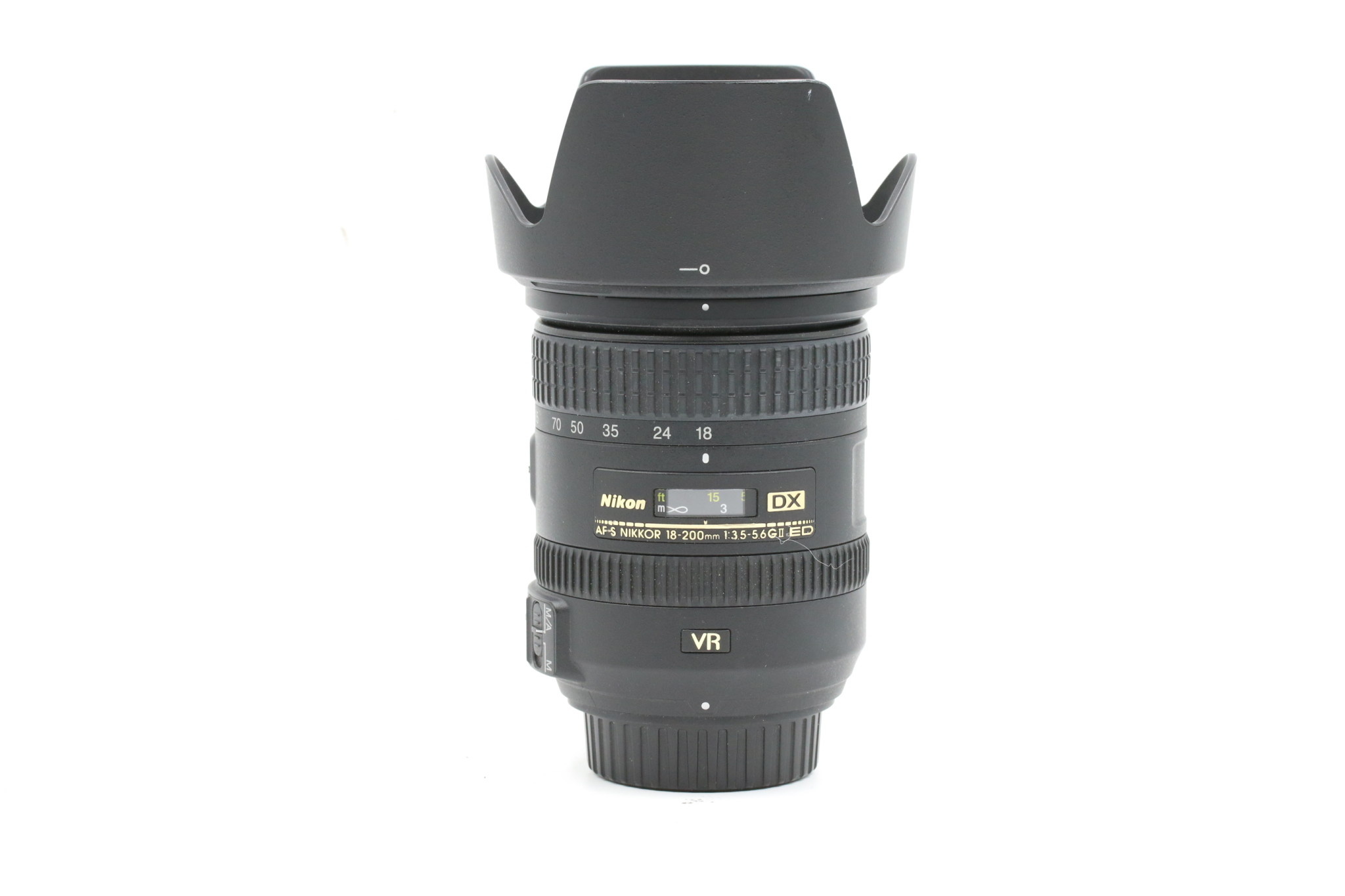 Nikon Preowned Nikkor DX AF-S 18-200mm F3.5-5.6GII Lens - Very