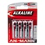 Ansmann Redline AA Alkaline Battery 4-Pack