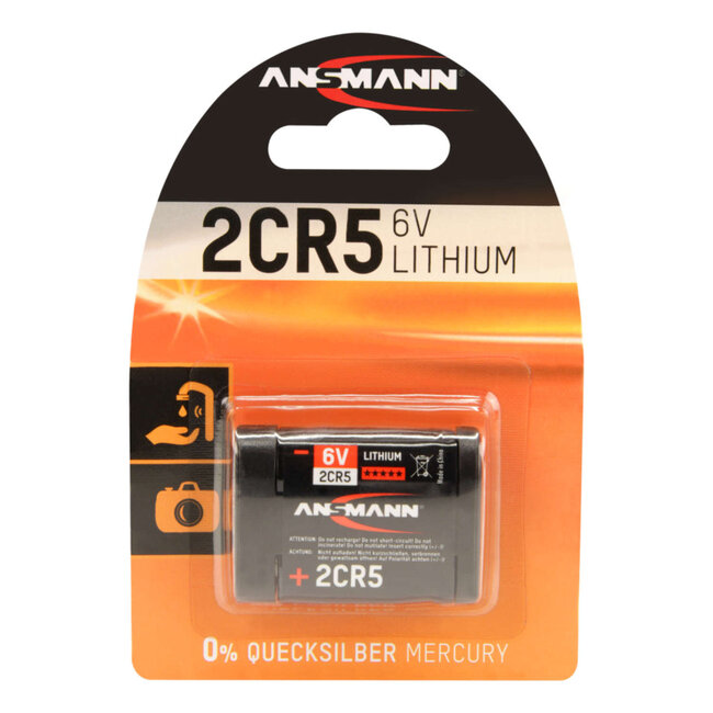 Ansmann 2CR5 Lithium 6V Battery - single