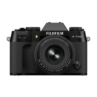 Fujifilm Fujifilm X-T50 with XF16-50mmF2.8-4.8 R LM WR Lens Kit, Black