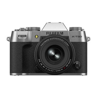 Fujifilm Fujifilm X-T50 with XF16-50mmF2.8-4.8 R LM WR Lens Kit, Silver