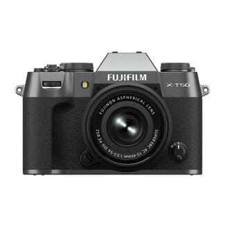 Fujifilm Fujifilm X-T50 with XC15-45mmF3.5-5.6 OIS PZ Lens Kit, Charcoal
