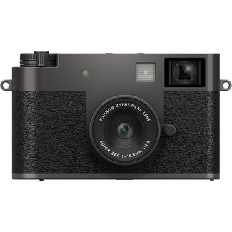 Fujifilm Fujifilm X half Premium Compact Camera, Charcoal Silver