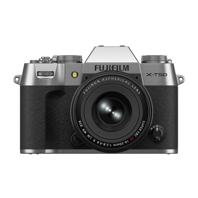 Fujifilm X-T50 with XF16-50mmF2.8-4.8 R LM WR Lens Kit, Silver