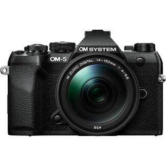 OM SYSTEM | Olympus OM SYSTEM OM-5 Mark II with M.ZUIKO 14-150mm f4.0-5.6 II Lens Kit, Black