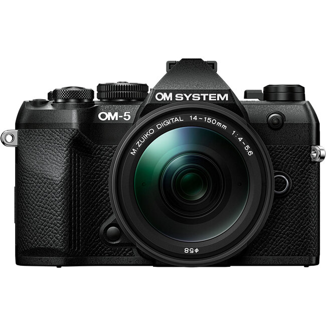 OM SYSTEM OM-5 Mark II with M.ZUIKO 14-150mm f4.0-5.6 II Lens Kit, Black