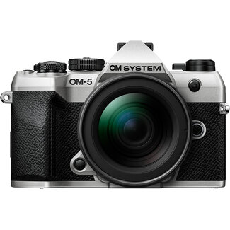 OM SYSTEM | Olympus OM SYSTEM OM-5 Mark II with M.ZUIKO 12-45mm F4.0 PRO Lens Kit, Silver