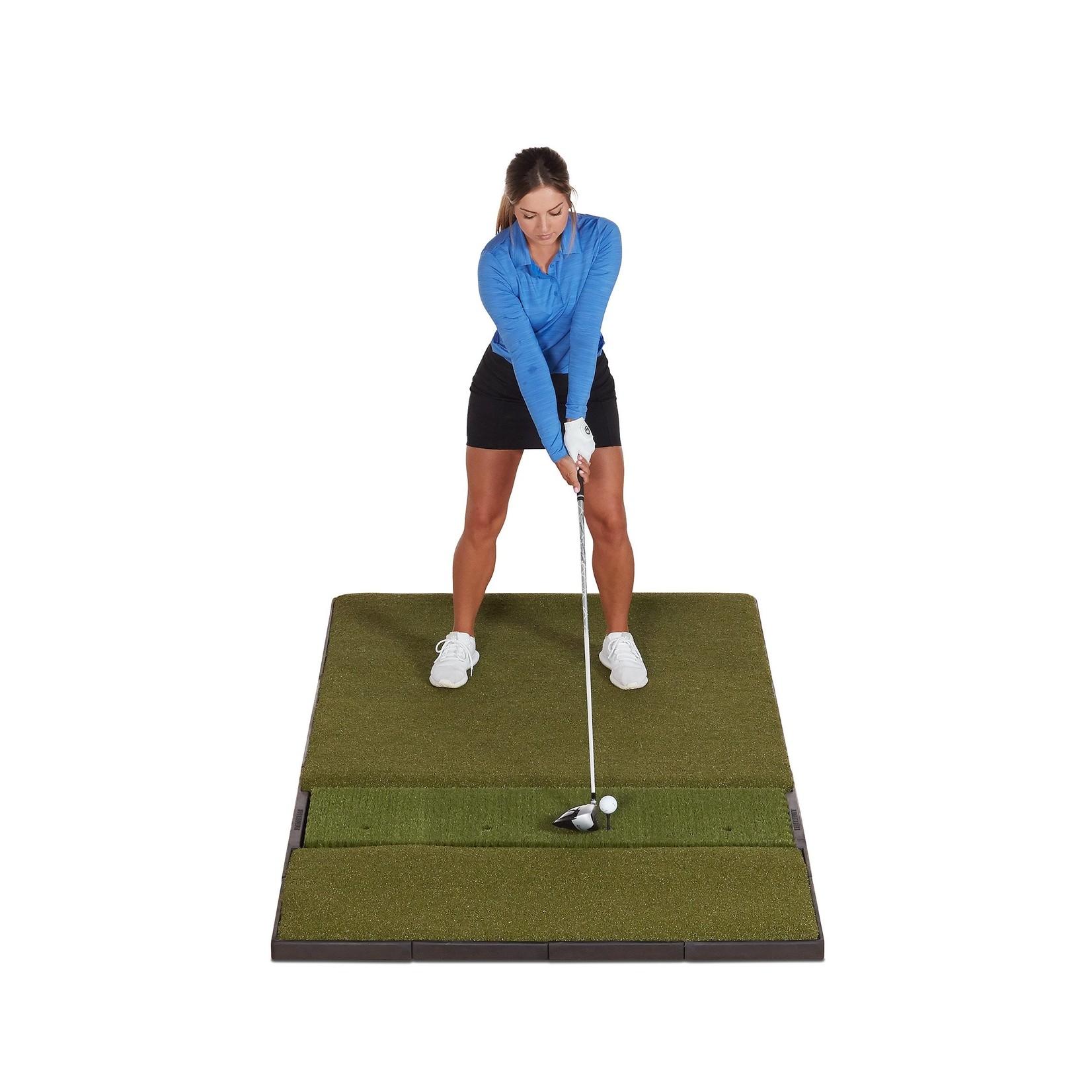 Fiberbuilt Grass Series Studio Golf Mat - Single Hitting - 7'x4'
