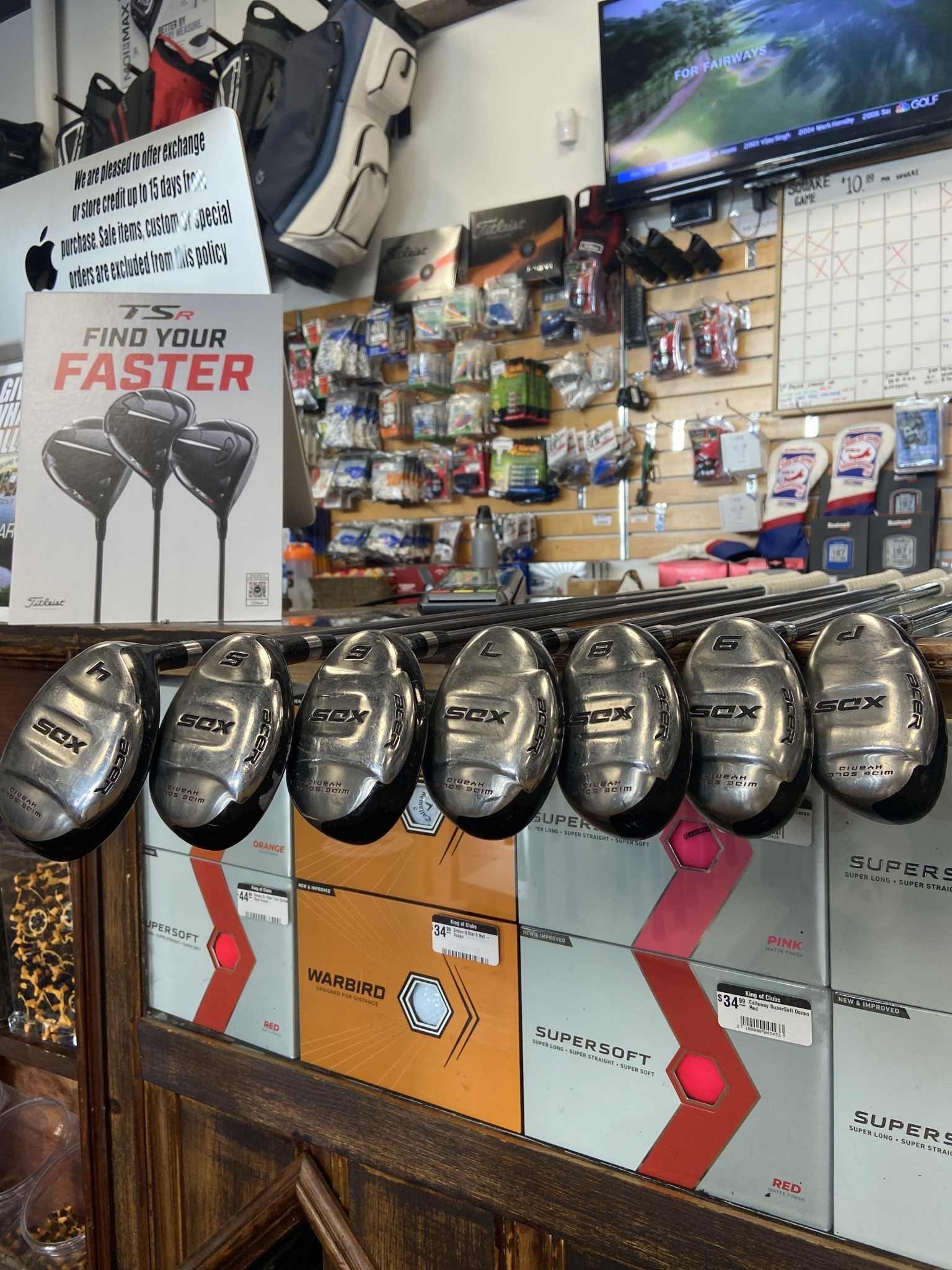 Acer XDS Hybrid Set RH Senior Graphite Shaft 4PW King of Clubs PEI