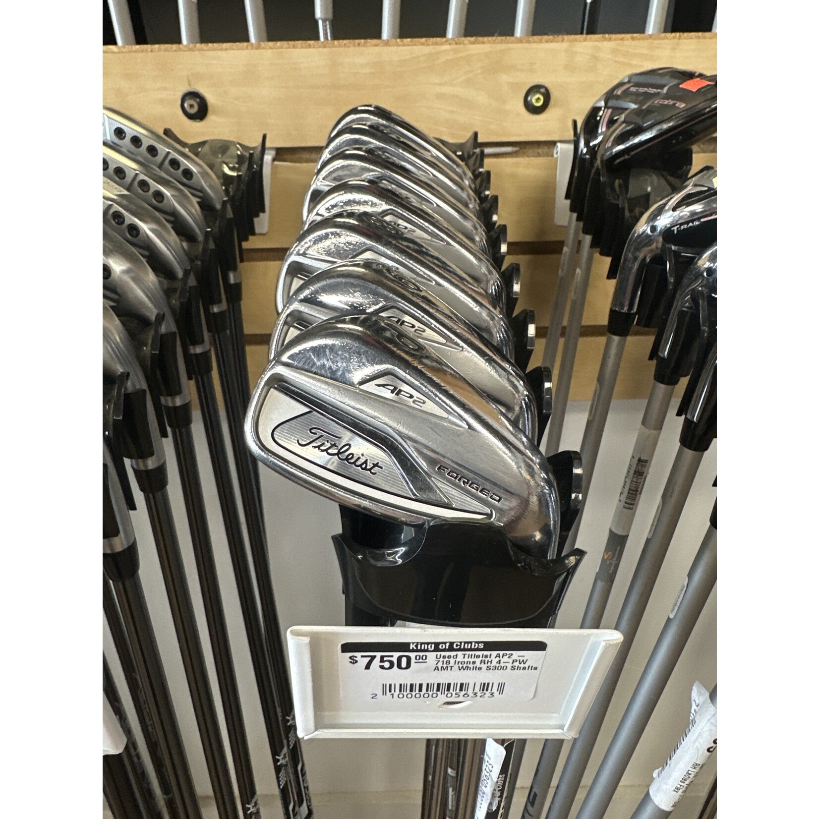 TITLEIST Used Titleist AP2 - 718 Irons RH 4-PW AMT White S300