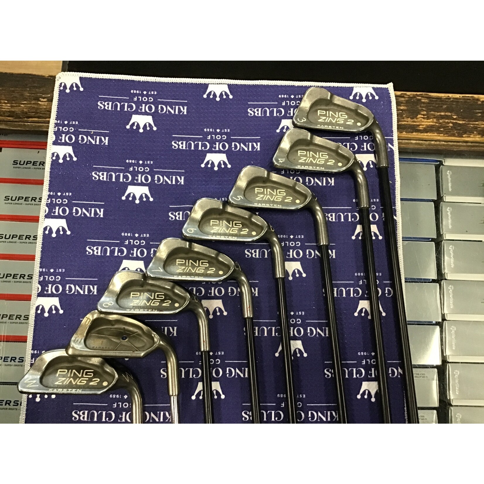 Used Ping Zing 2 Karsten 3Wedge Rh Stiff Graphite King of Clubs