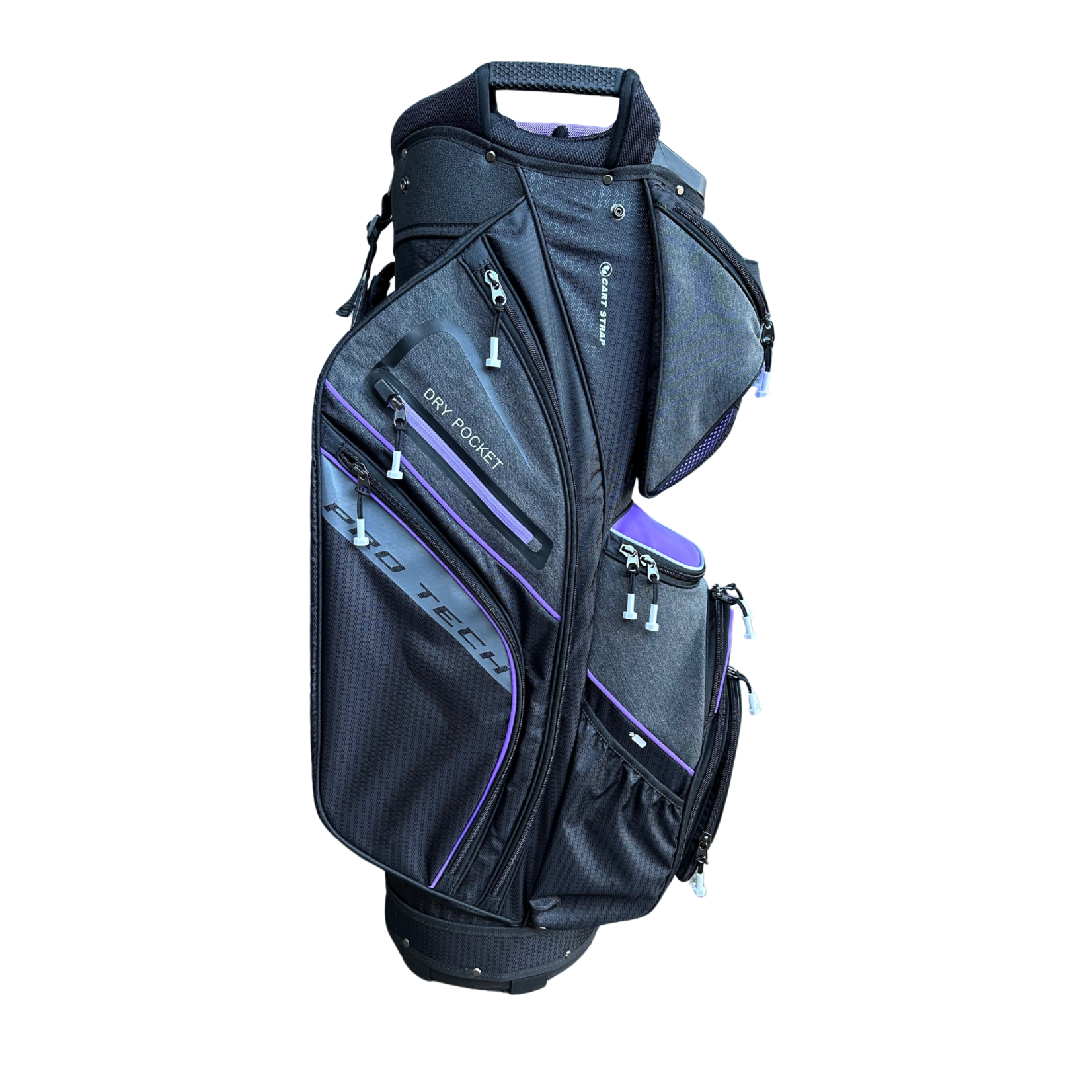 GOLIATH Black/Purple Jazz Cart Bag