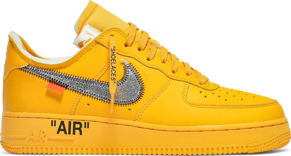 Nike Air Force 1 OFF-WHITE University Gold - Aphonics