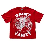 Saint Vanity Saint Vanity Griffin Tee Red/White