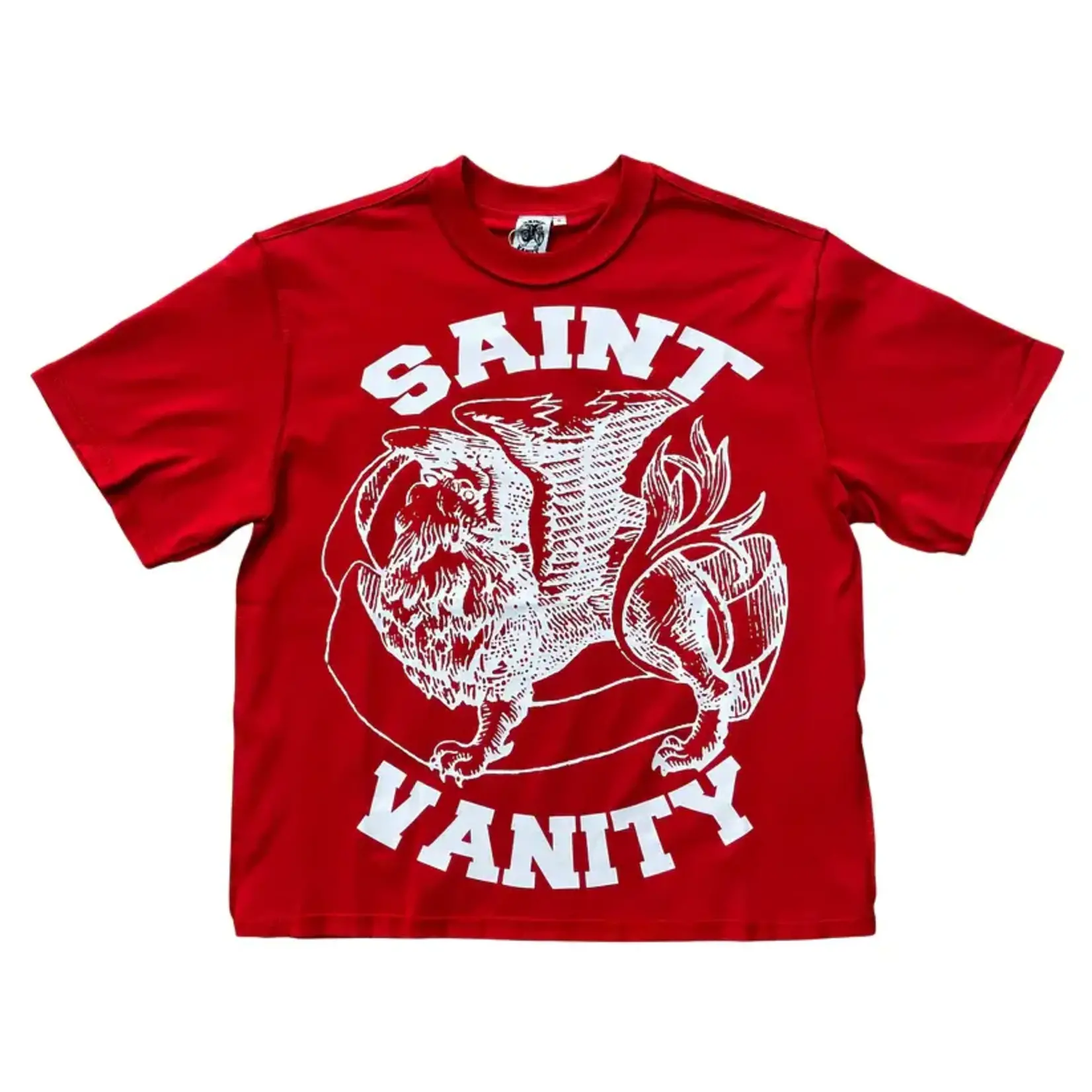 Saint Vanity Saint Vanity Griffin Tee Red/White