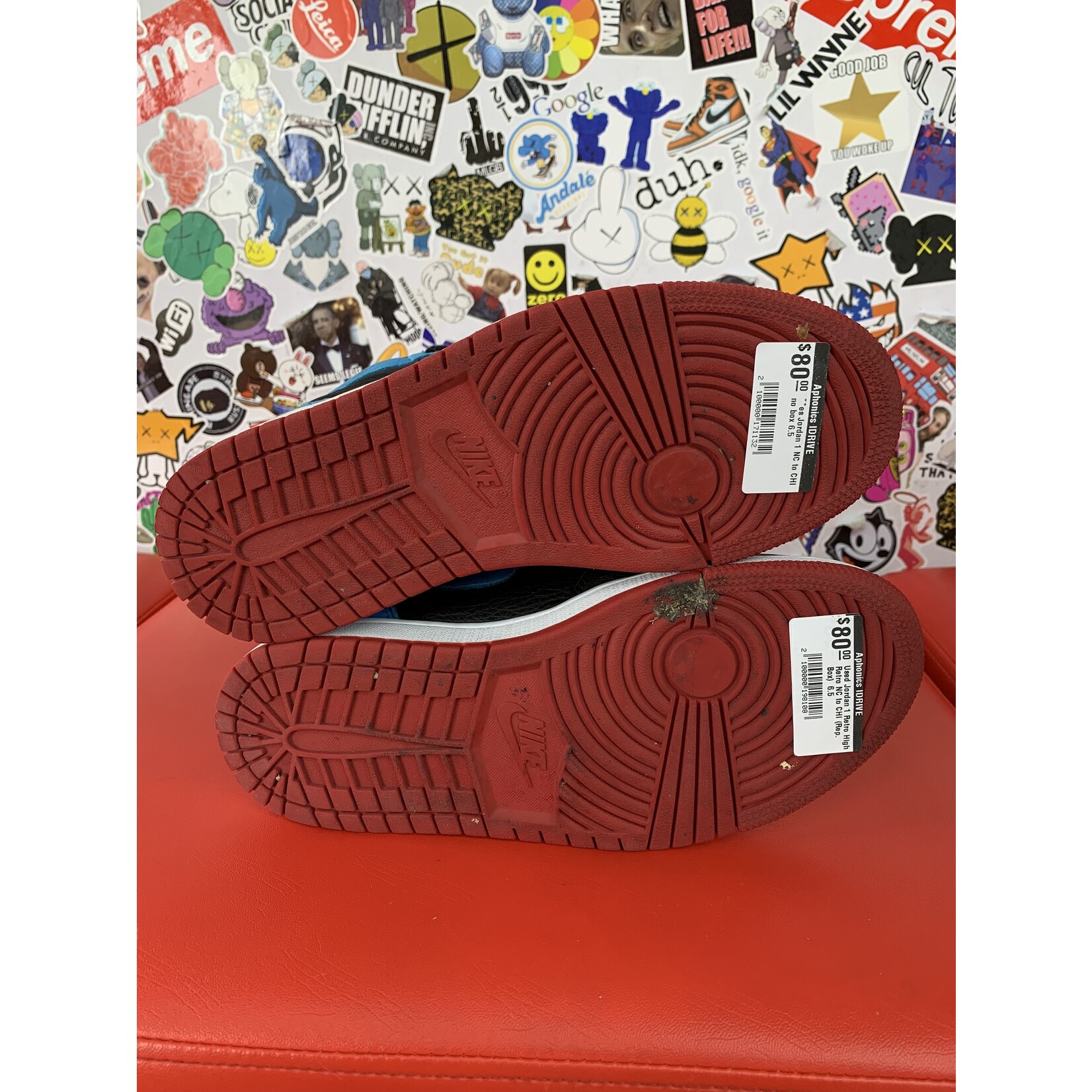 Air Jordan Used Jordan 1 Retro High Retro NC to CHI (Rep. Box)