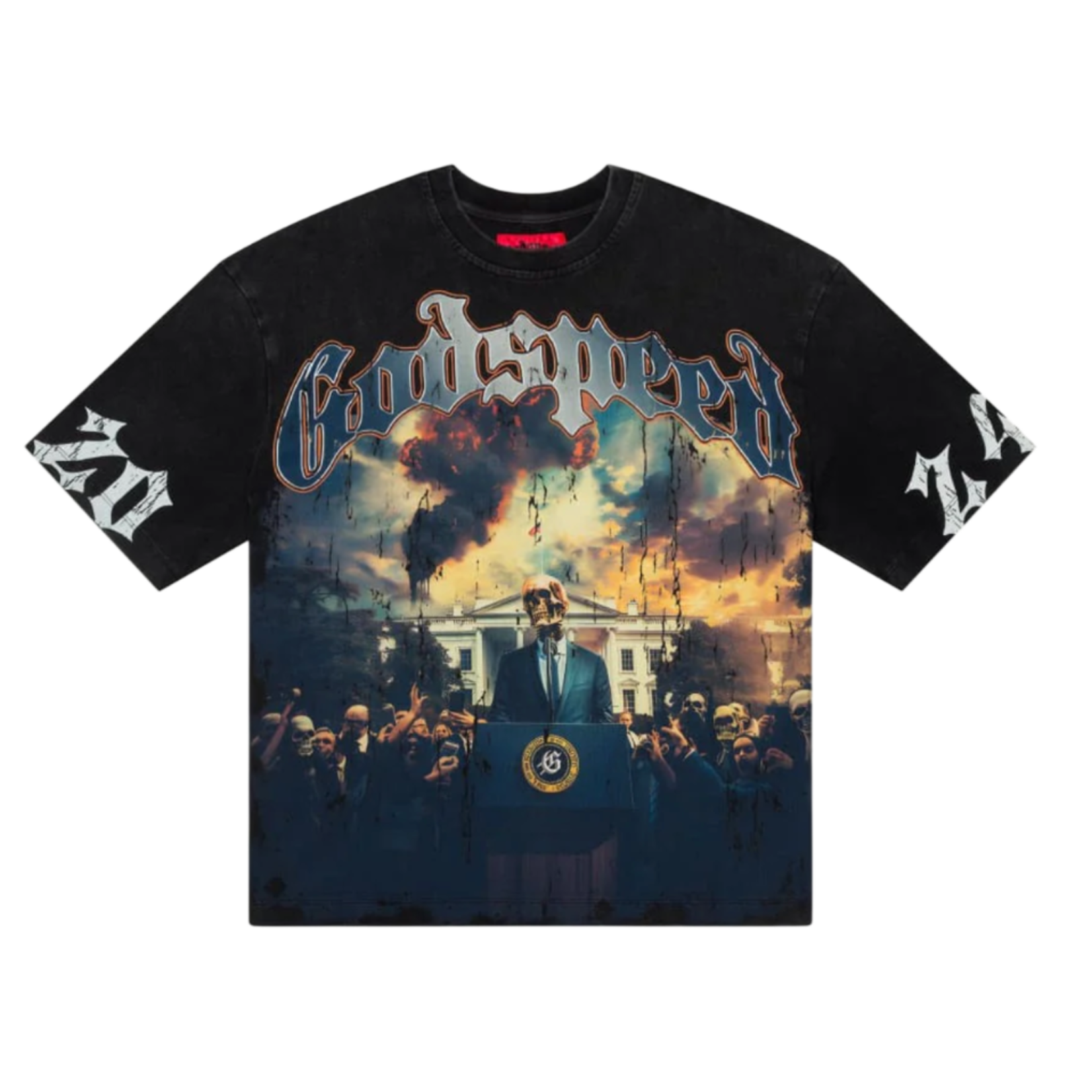 Godspeed Godspeed V.O.D 2024 Tee Black Wash